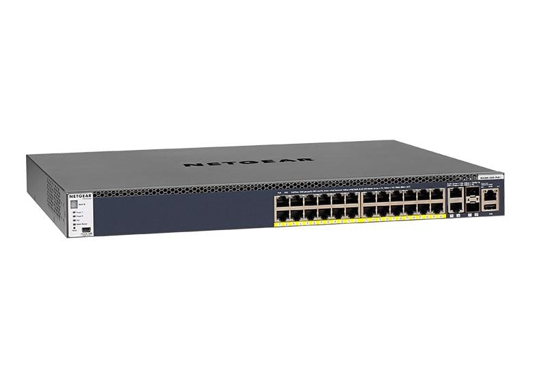 Netgear ProSAFE M4300-28G 26x RJ-45, 2x SFP+, 630W PoE+ Rackmount Managed Switch