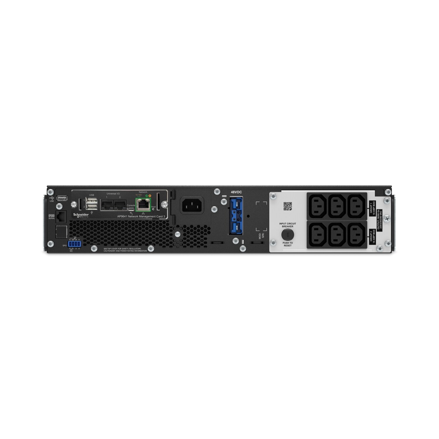 APC Smart-UPS SRT1000RMXLI-NC 1000VA Rack mit Netzwerkkarte