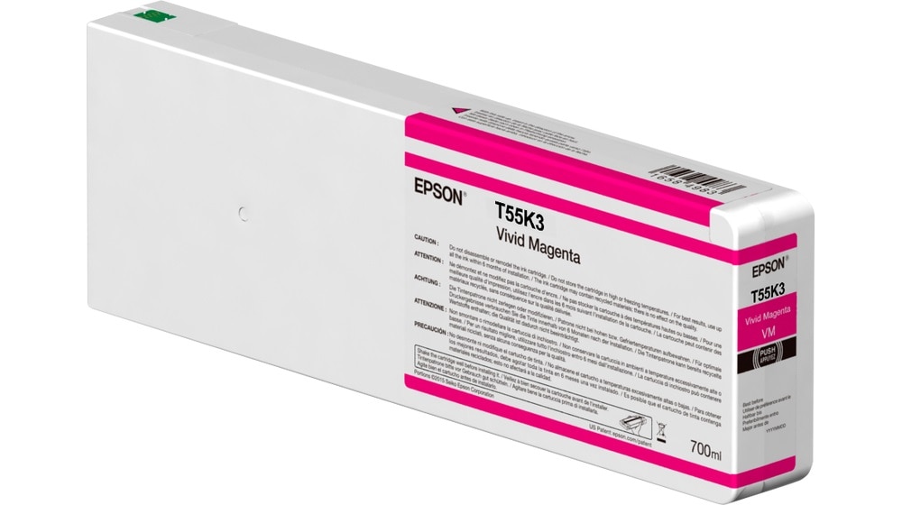 Epson C13T55K300 Druckerpatrone 700ml Vivid Magenta T55K300 UltraChrome HDX/HD