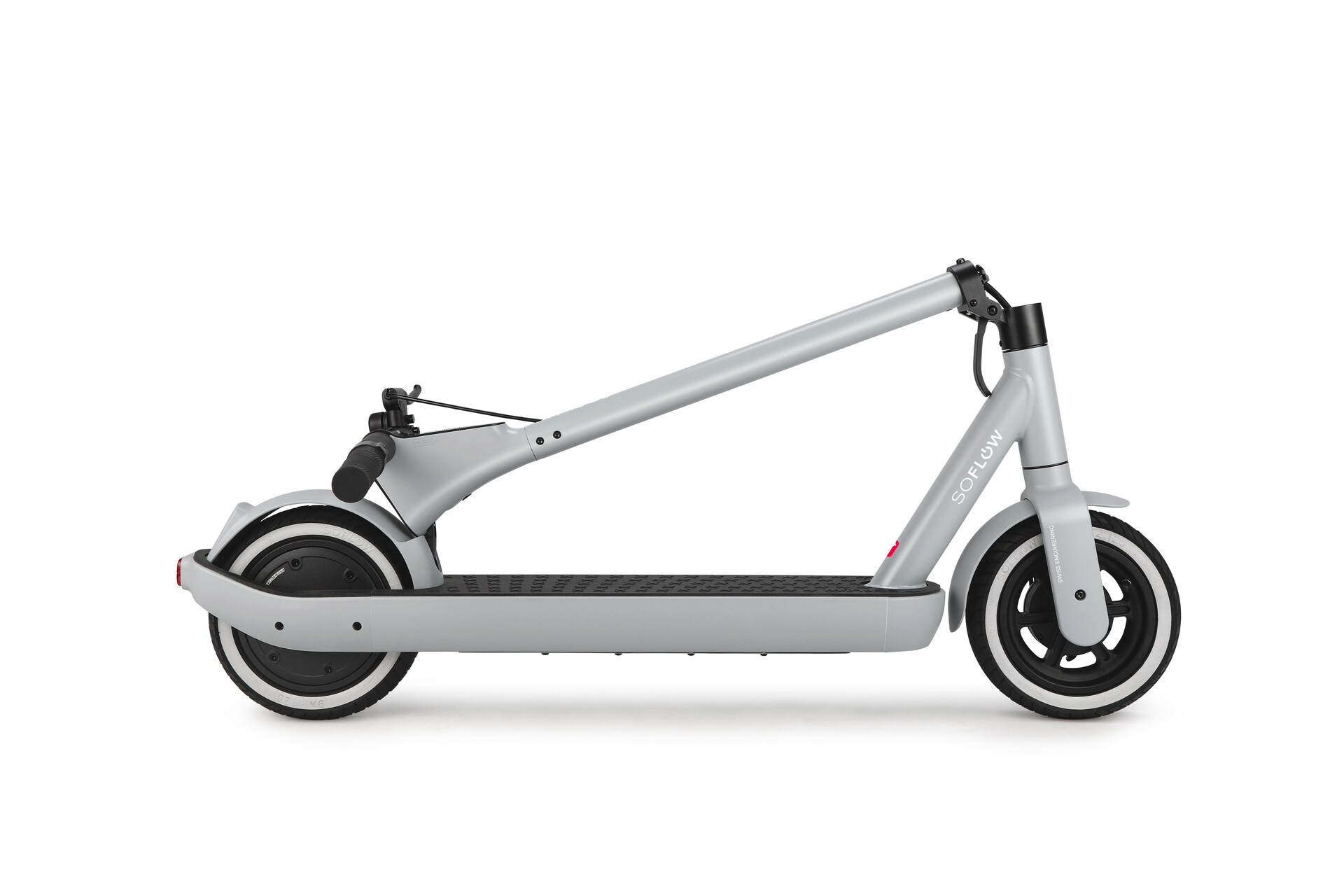 SoFlow SO ONE E-Scooter mit Blinker silber mit Straßenzulassung