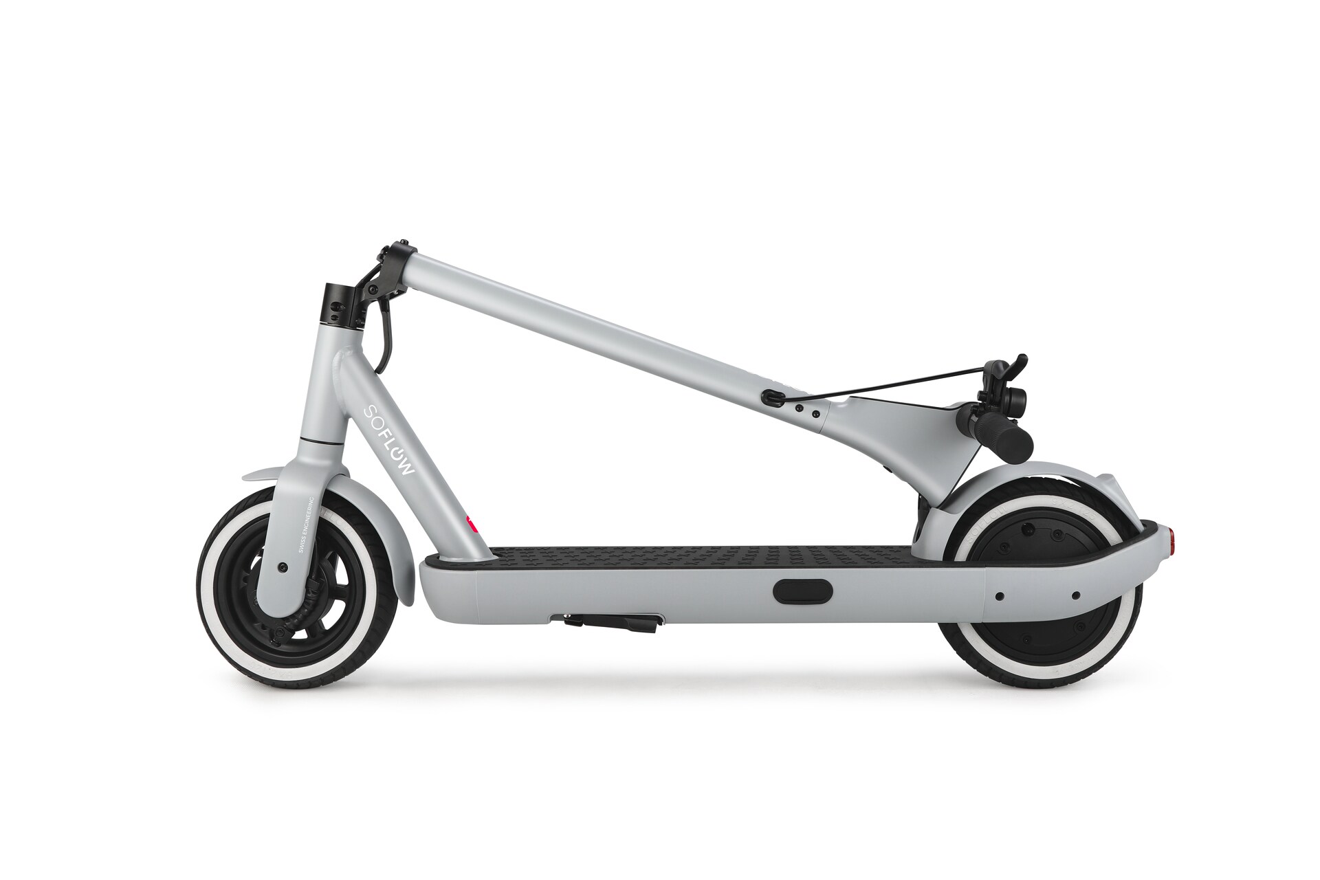 SoFlow SO ONE E-Scooter mit Blinker silber mit Straßenzulassung