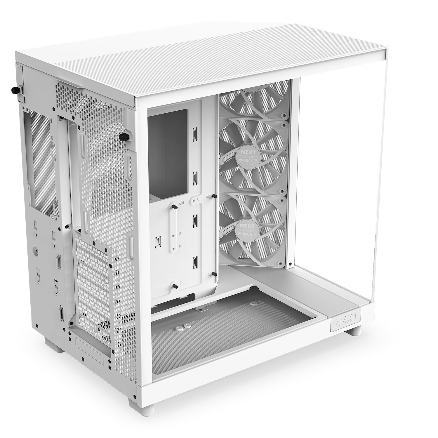 NZXT H6 Flow - Mid-Tower Airflow-Gehäuse | Weiß | Glasfenster