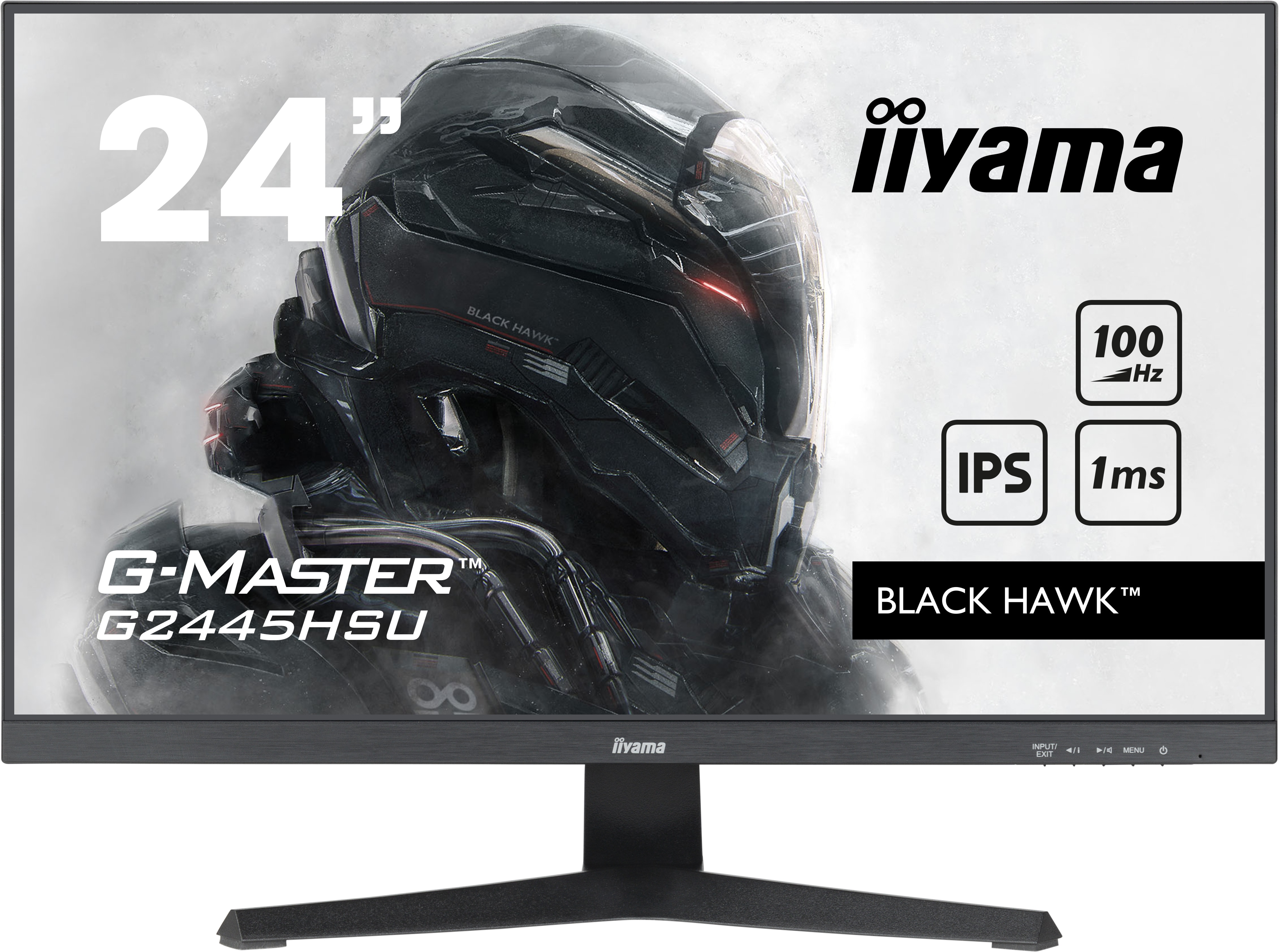 iiyama G-MASTER G2445HSU-B1 60.5cm (24") FHD IPS Gaming Monitor HDMI/DP/USB