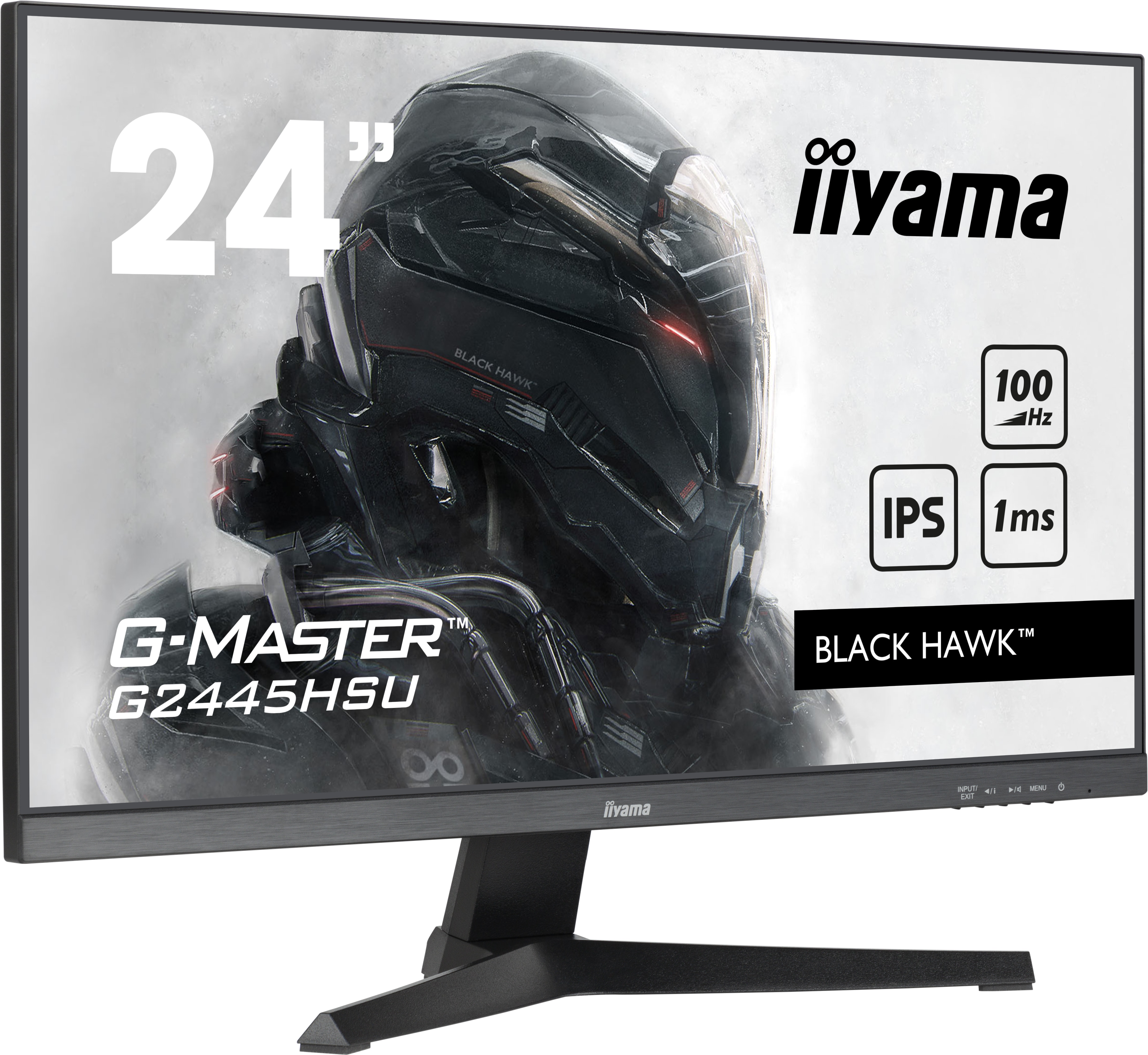 iiyama G-MASTER G2445HSU-B1 60.5cm (24") FHD IPS Gaming Monitor HDMI/DP/USB