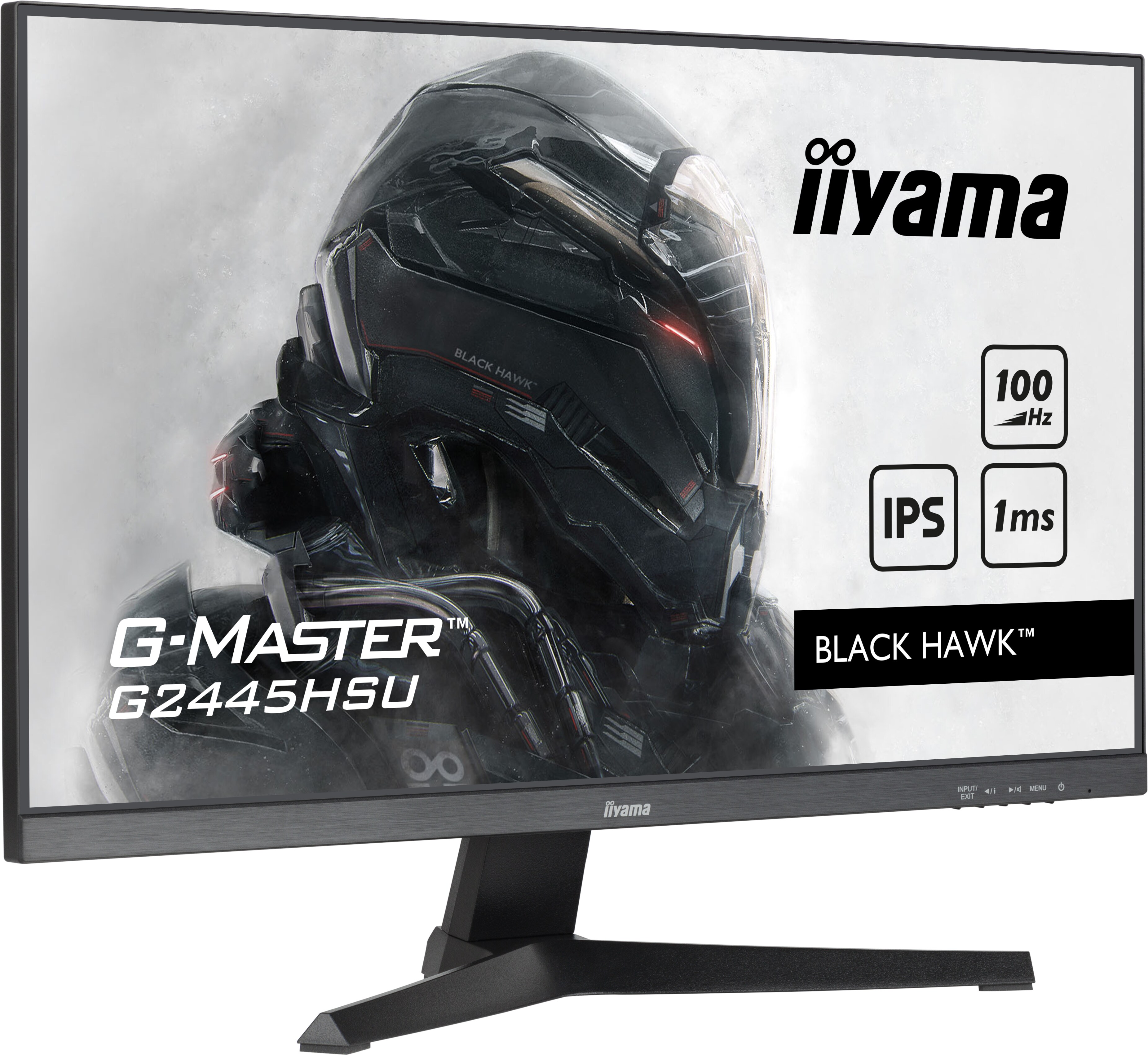 iiyama G-MASTER G2445HSU-B1 60.5cm (24") FHD IPS Gaming Monitor HDMI/DP/USB