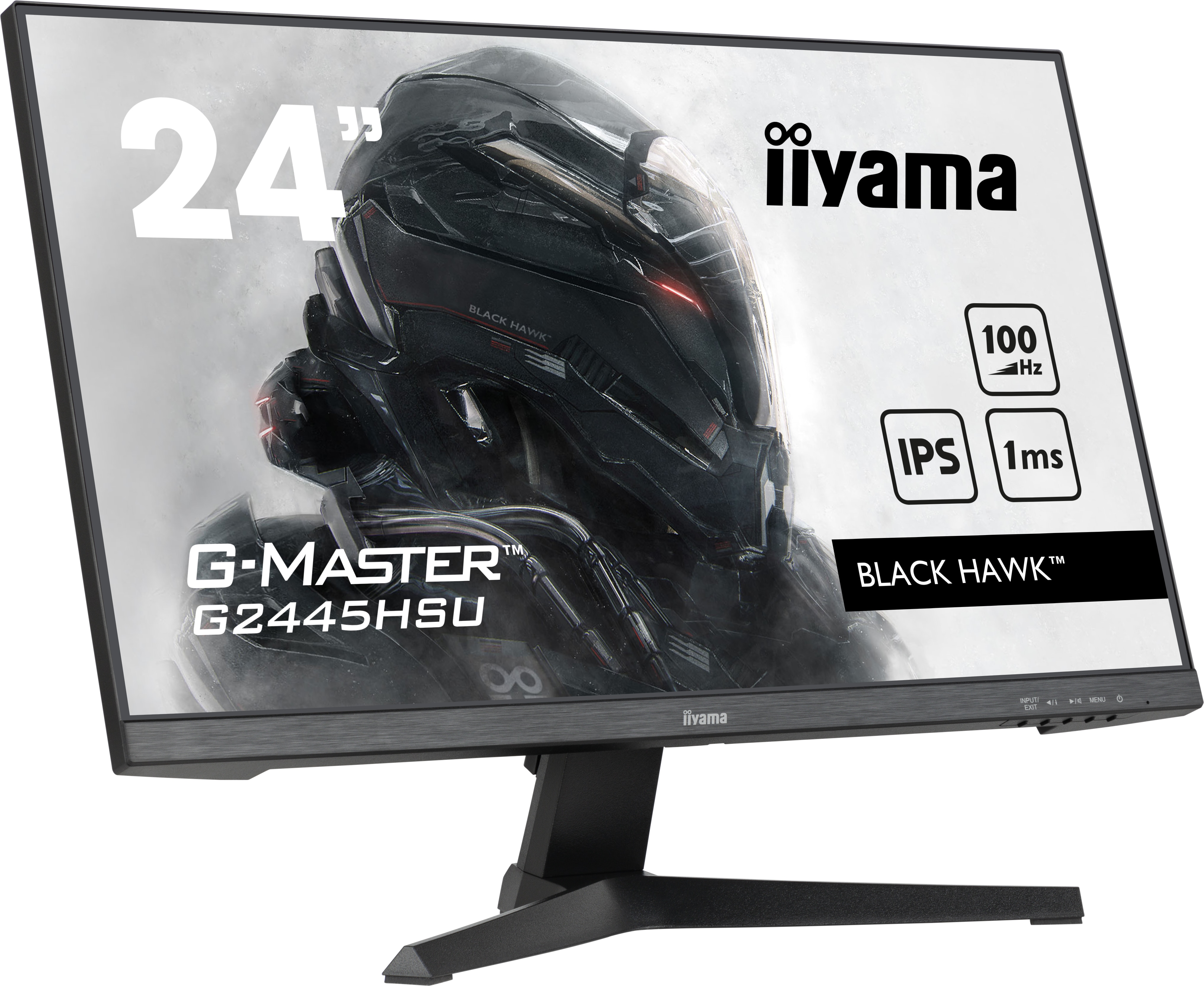 iiyama G-MASTER G2445HSU-B1 60.5cm (24") FHD IPS Gaming Monitor HDMI/DP/USB