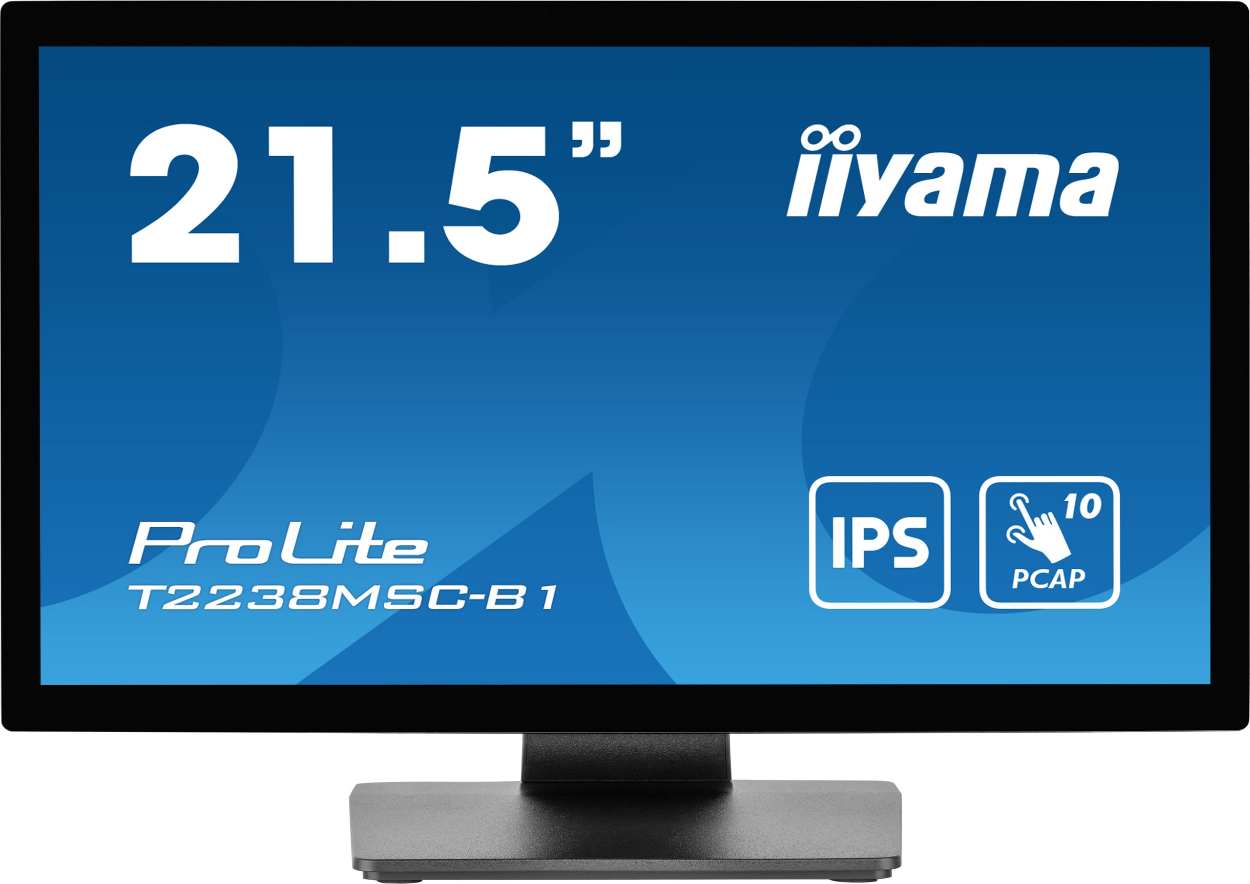 iiyama ProLite T2238MSC-B1 54,5cm (21,5") FHD IPS Multitouch-Monitor HDMI/DP/USB