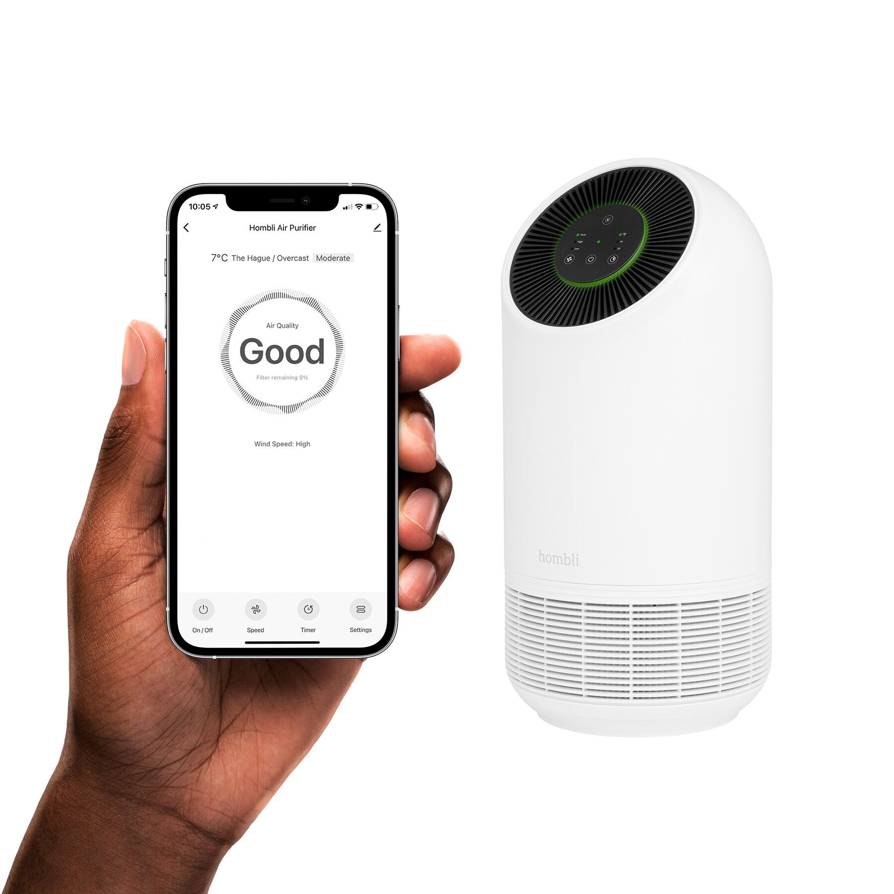 Hombli Smart Air Purifier - smarter Luftreiniger