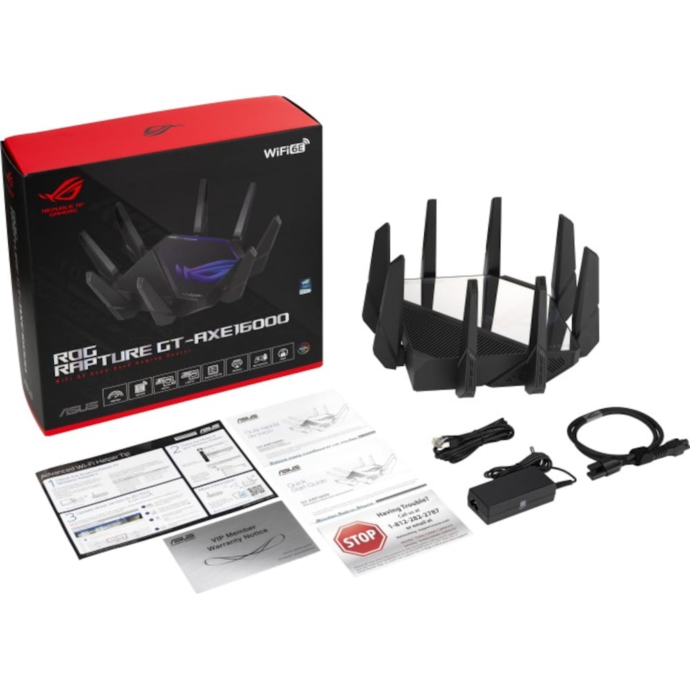 ASUS ROG Rapture GT-AXE16000 - Wireless Router WiFi6E