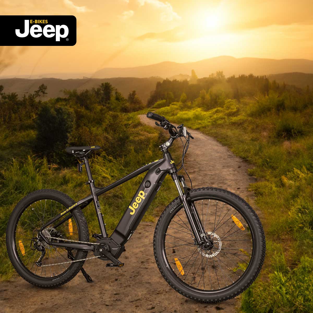 Jeep Mountain E-Bike MHM 7010 27,5" schwarz