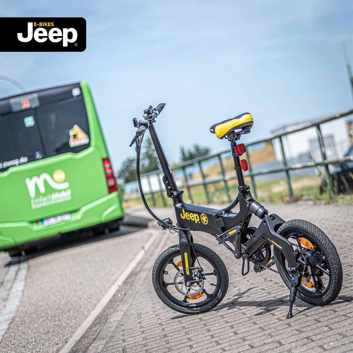 Jeep Fold E-Bike FR 6020 16" schwarz