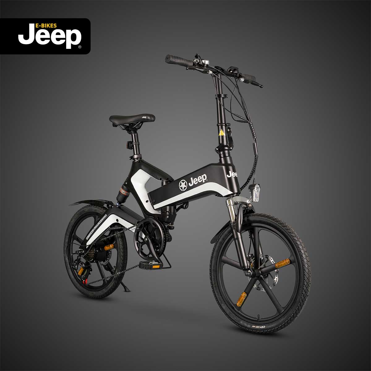 Jeep Fold E-Bike FFR 7050 20" schwarz/weiß