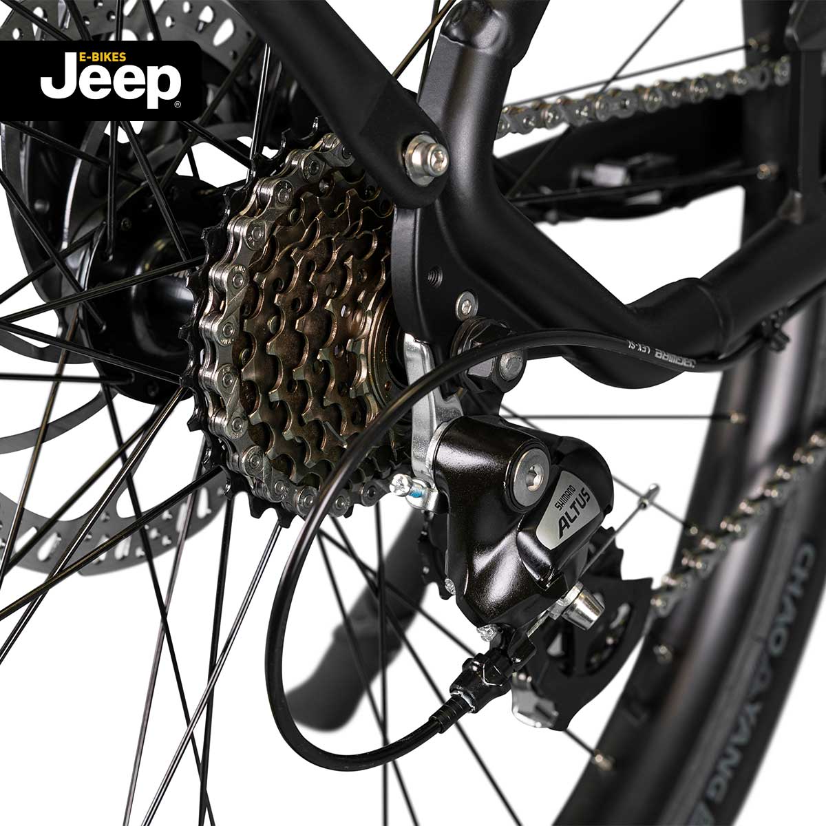 Jeep SUV E-Bike ULM 7000 27,5" schwarz