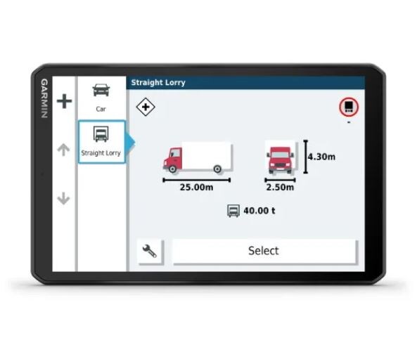 Garmin dēzl LGV1000 Navigationsgerät 25,7 cm