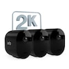 Arlo Pro 5 Überwachungskamera außen - 3er Set schwarz