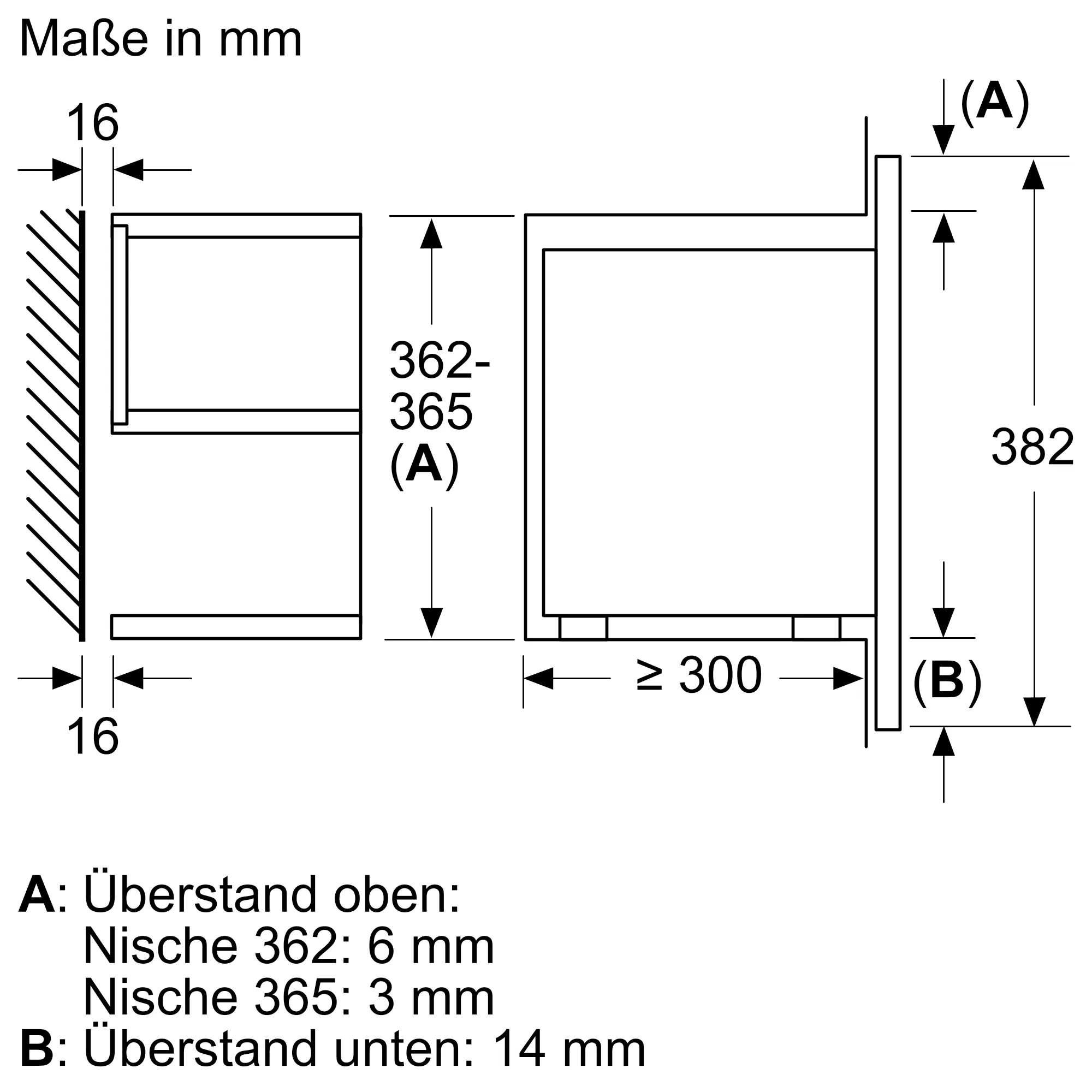 Bosch BEL634GS1 Schwenktür, links angeschlagen