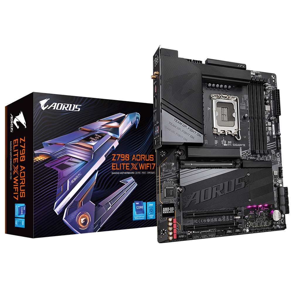 GIGABYTE Z790 AORUS ELITE X WIFI7 ATX Mainboard Sockel 1700 HDMI/USB3.2/WIFI/BT