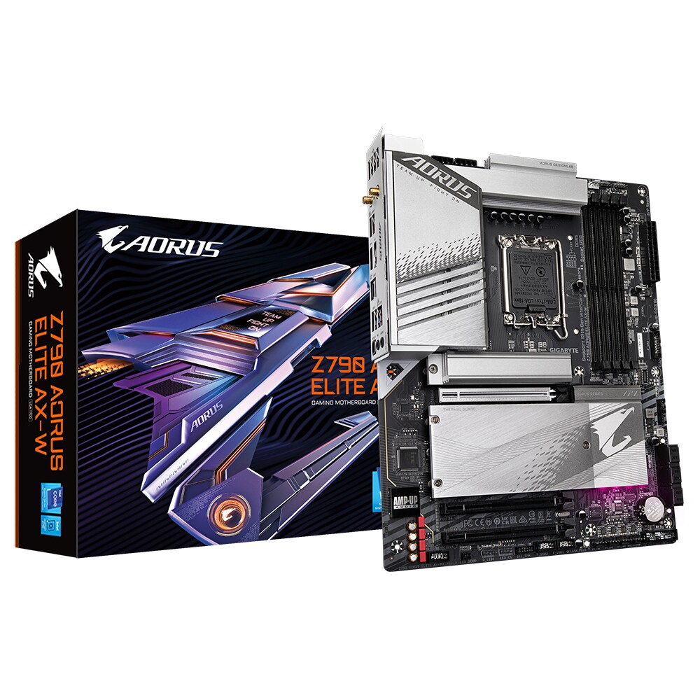 GIGABYTE Z790 AORUS ELITE AX-W ATX Mainboard Sockel 1700 HDMI/USB3.2/WIFI/BT