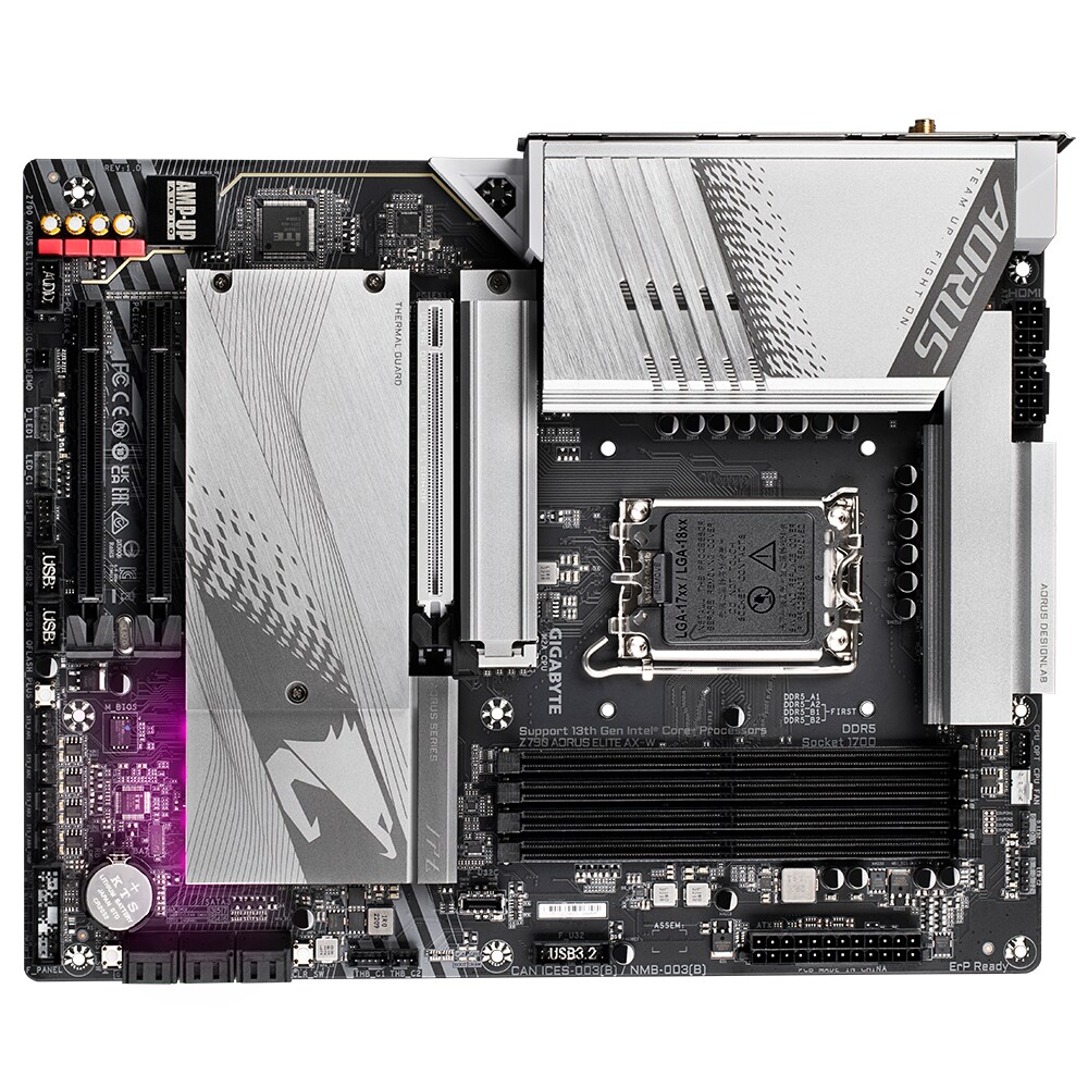 GIGABYTE Z790 AORUS ELITE AX-W ATX Mainboard Sockel 1700 HDMI/USB3.2/WIFI/BT