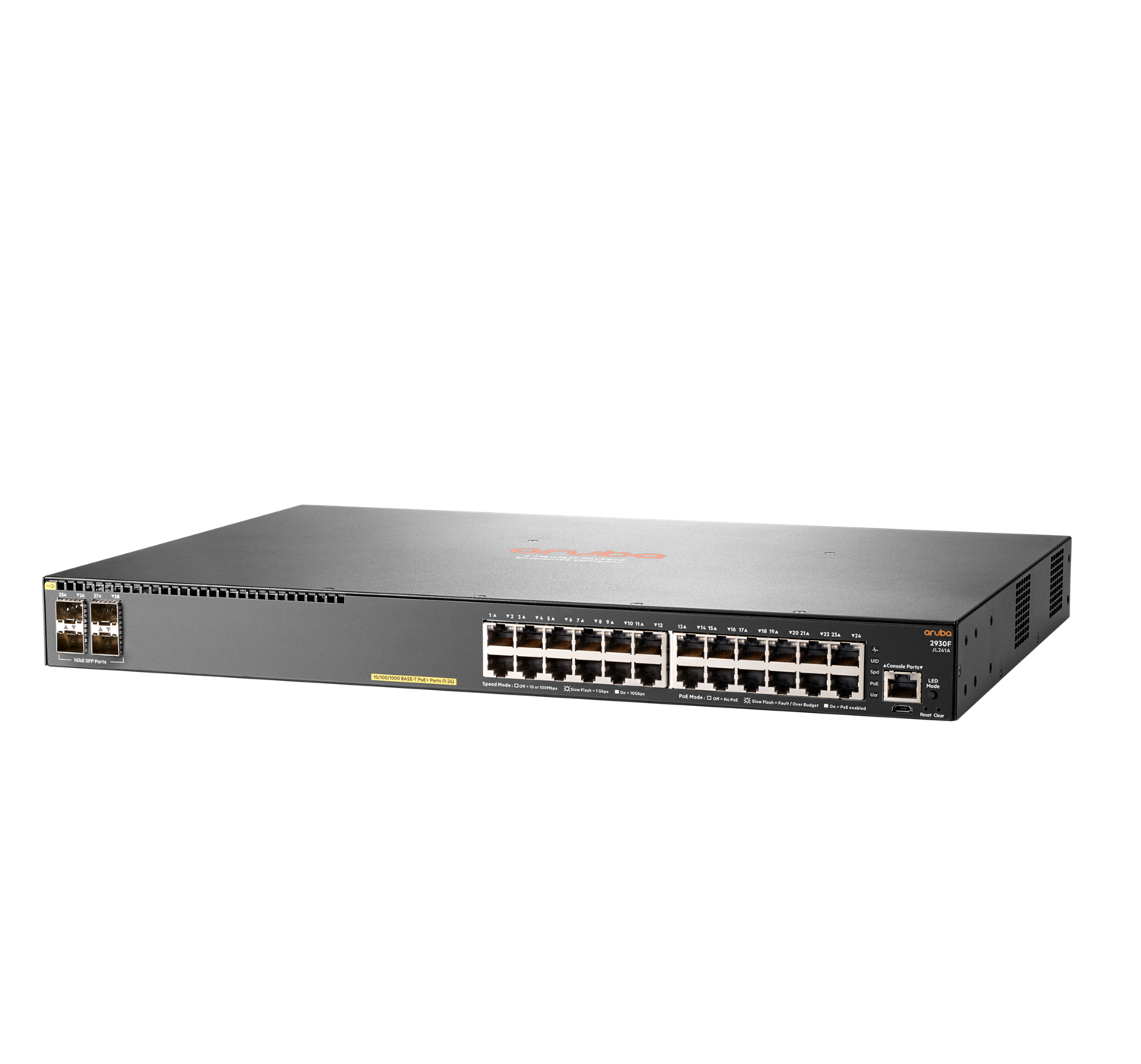 HPE Aruba 2930F 24G PoE+ 4SFP Switch