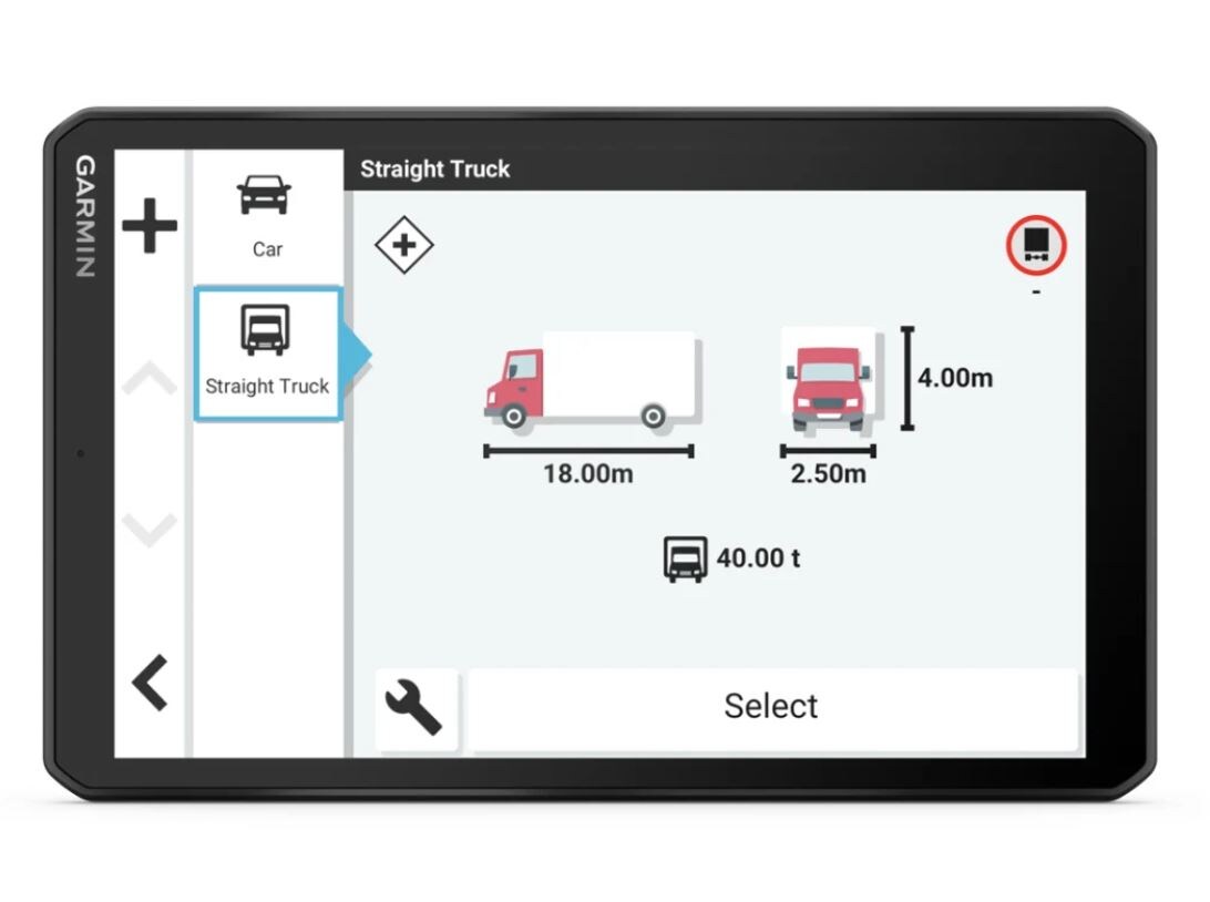 Garmin dēzl LGV810 MT-D Navigationsgerät 20,3 cm GPS/Gallileo