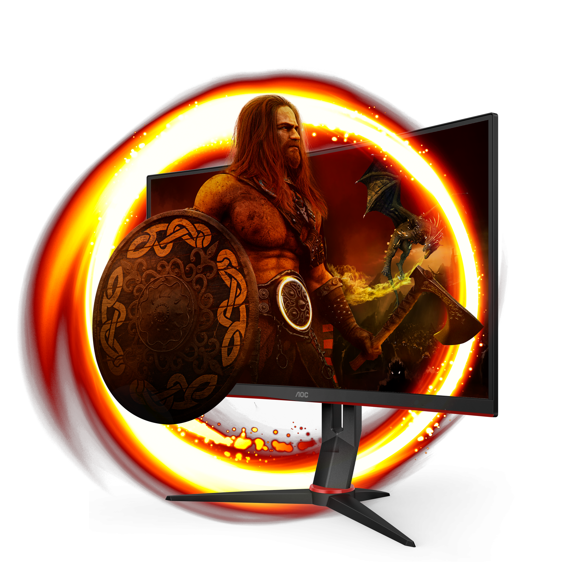 AOC CQ27G2S 68,6cm (27") QHD VA Gaming Monitor Curved 16:9 HDMI/DP 165Hz Sync