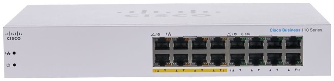 Cisco CBS110-16PP-EU Business 110 Series unmanaged Switch