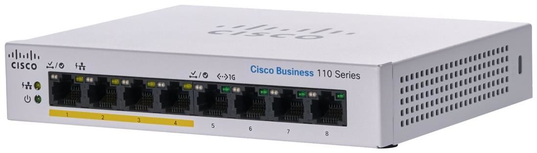 Cisco CBS110-8PP-D-EU Business 110 Series unmanaged Switch