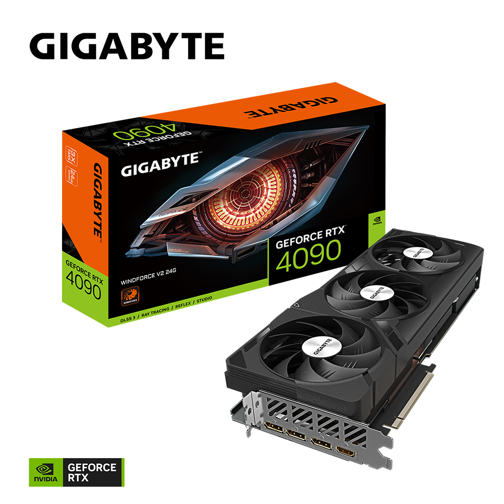 GIGABYTE GeForce RTX 4090 Windforce V2 24GB GDDR6X Grafikkarte 