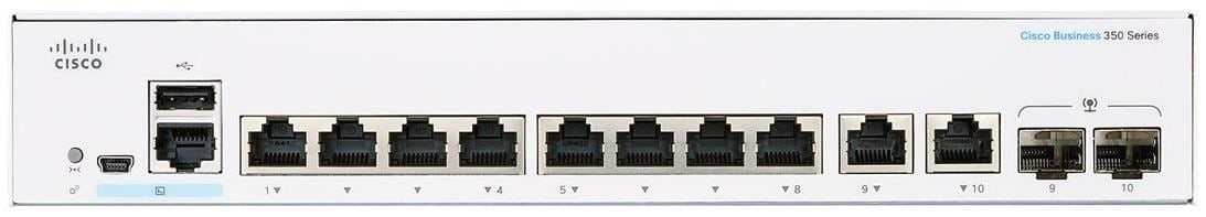 Cisco CBS350-8FP-E-2G-EU Business 350 Series Managed Switch