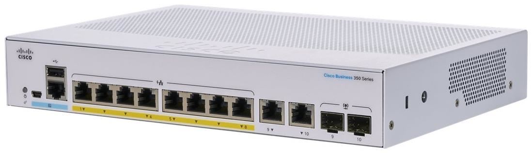 Cisco CBS350-8P-E-2G-EU Business 350 Series Managed Switch