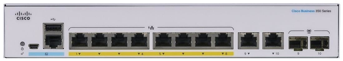 Cisco CBS350-8P-E-2G-EU Business 350 Series Managed Switch