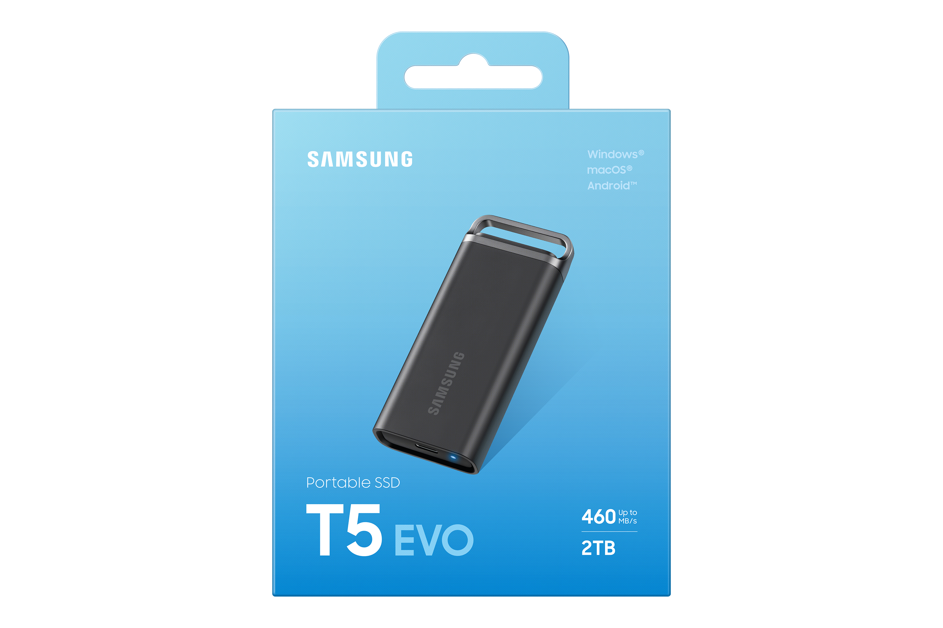 Samsung Portable SSD T5 EVO 2TB USB3.2 Gen1 Typ-C schwarz