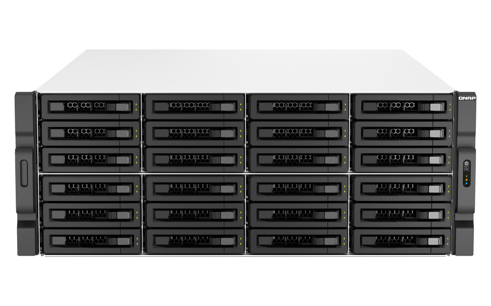 QNAP TS-h3087XU-RP-E2378-64G NAS System 24-Bay