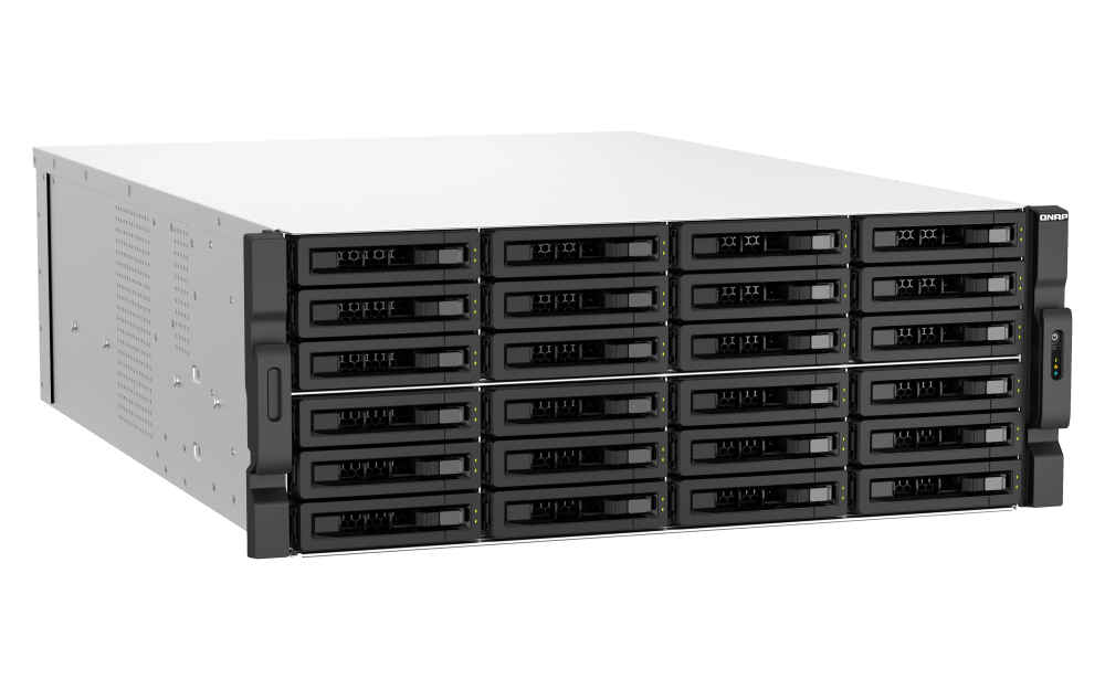 QNAP TS-h3087XU-RP-E2378-64G NAS System 24-Bay