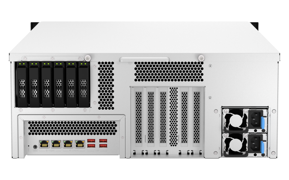 QNAP TS-h3087XU-RP-E2378-64G NAS System 24-Bay