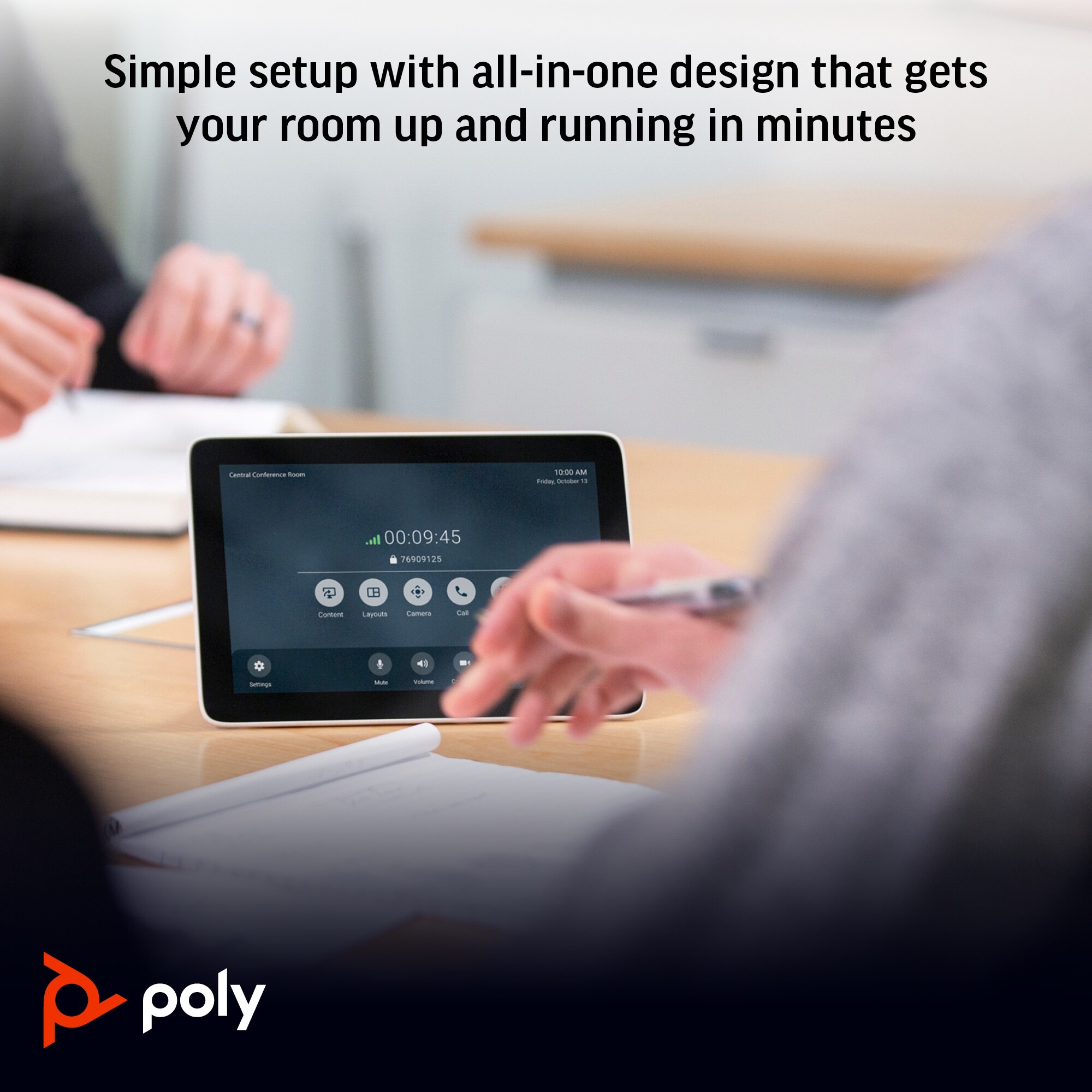 Poly Studio X50 All-In-One-Video-Bar + TC8 Controller Kit