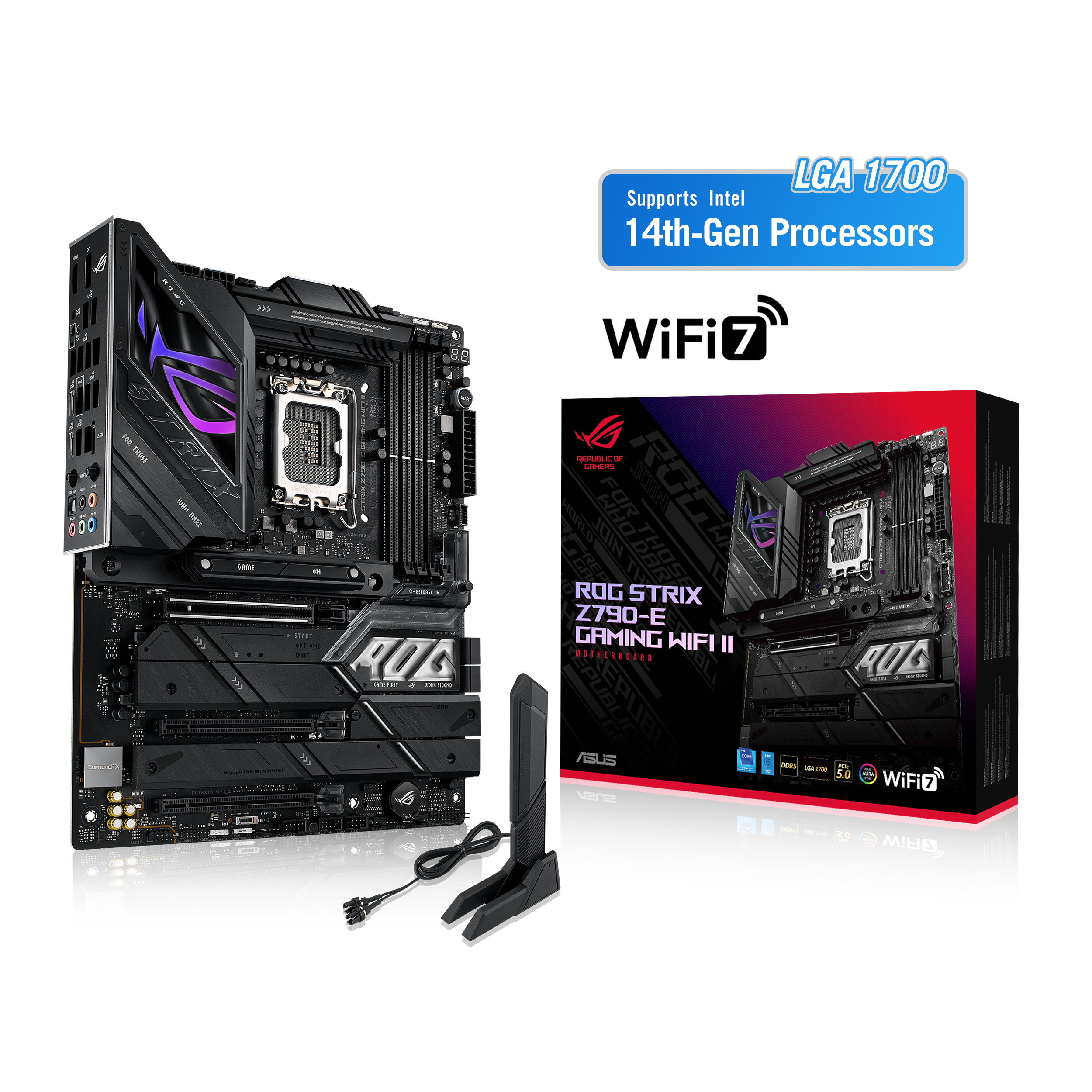 ASUS ROG STRIX Z790-E GAMING WIFI II ATX Mainboard Sockel 1700