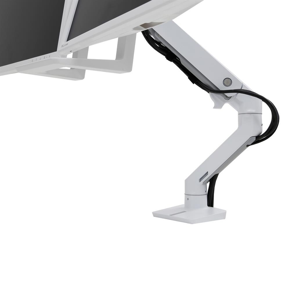 Ergotron HX Dual Monitor Arm für 2 Monitore, Tischhalterung (weiß)