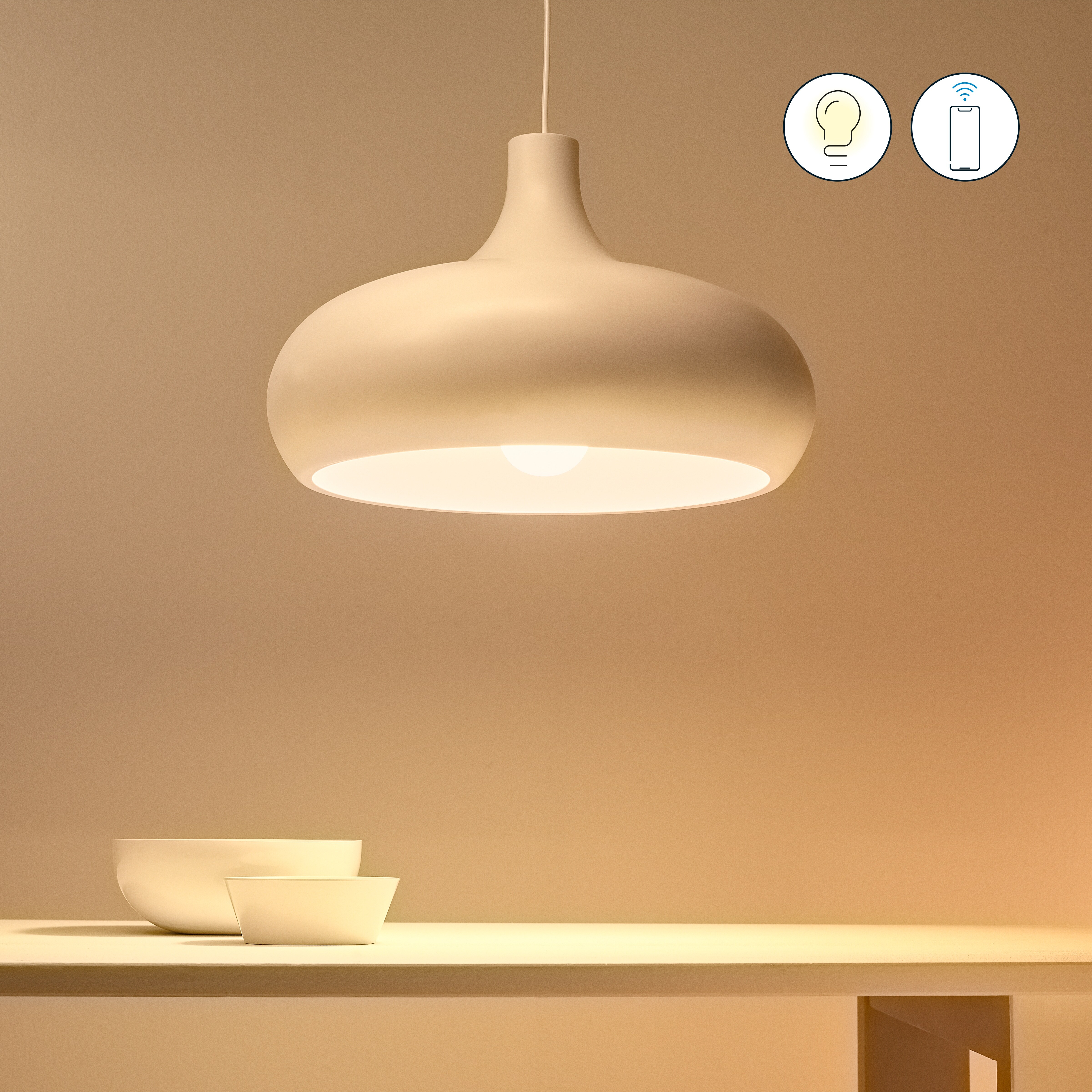 WiZ smarte Lampe mit bis zu 16 Millionen Farbe A67 E27 Wi-Fi