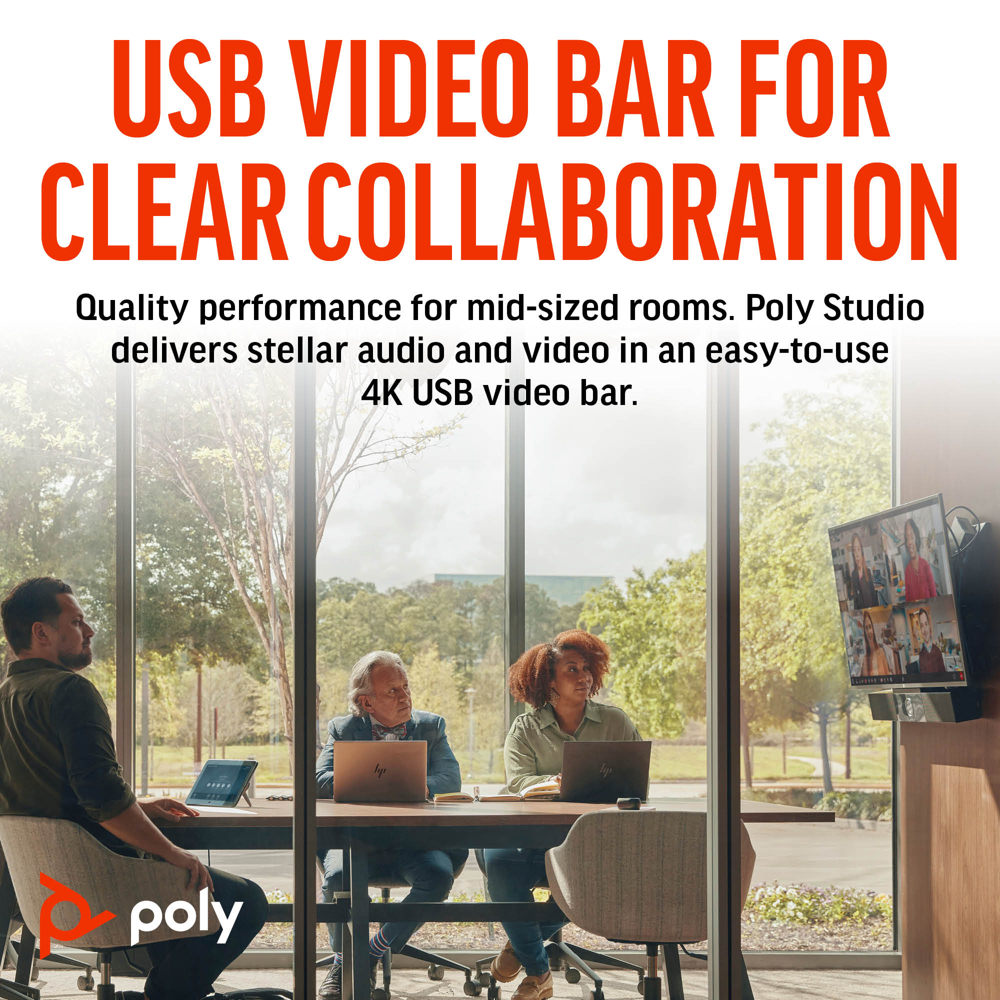 Poly Studio USB-Video-Bar