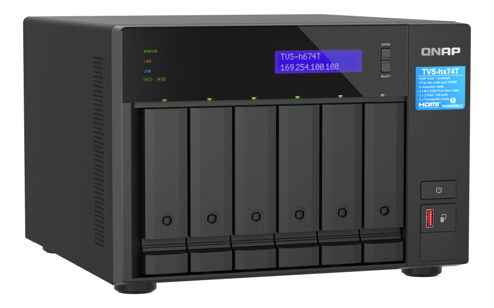 QNAP TVS-h674T-i5-32G NAS System 6-Bay