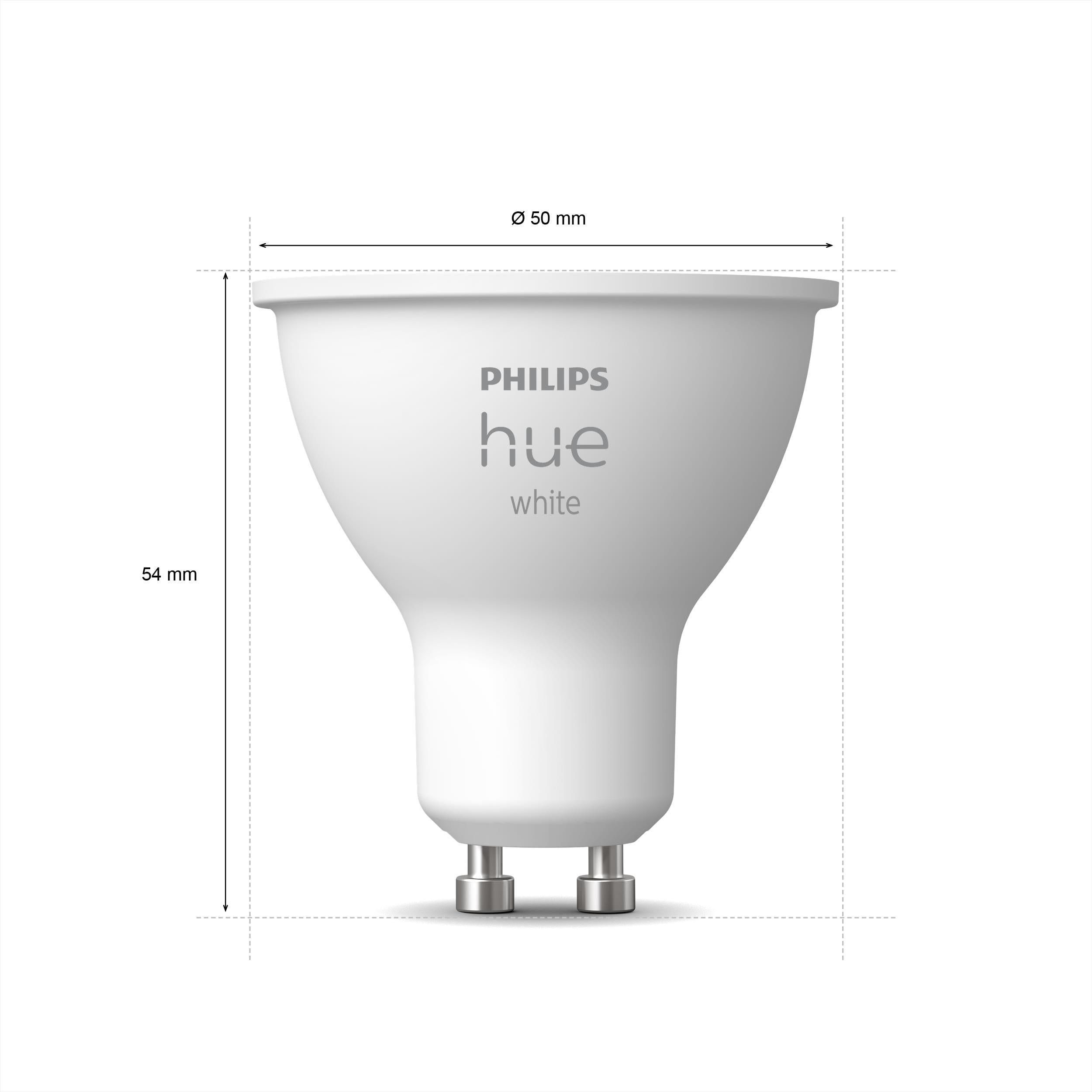 *Philips Hue White GU10 Doppelpack 2x400lm