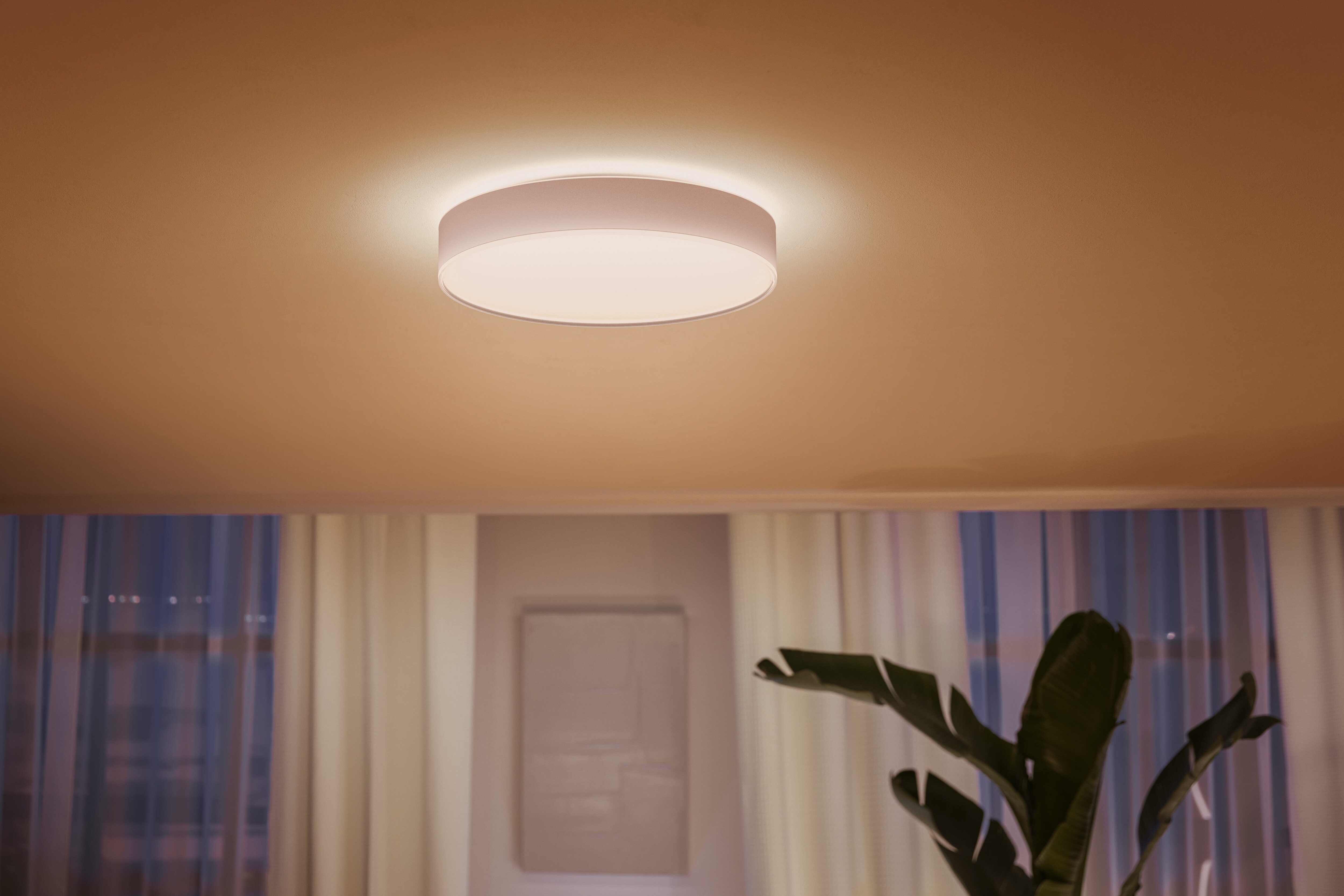 *Philips Hue White Amb. Enrave Deckenleuchte L weiß 4500lm inkl. Dimmschalter