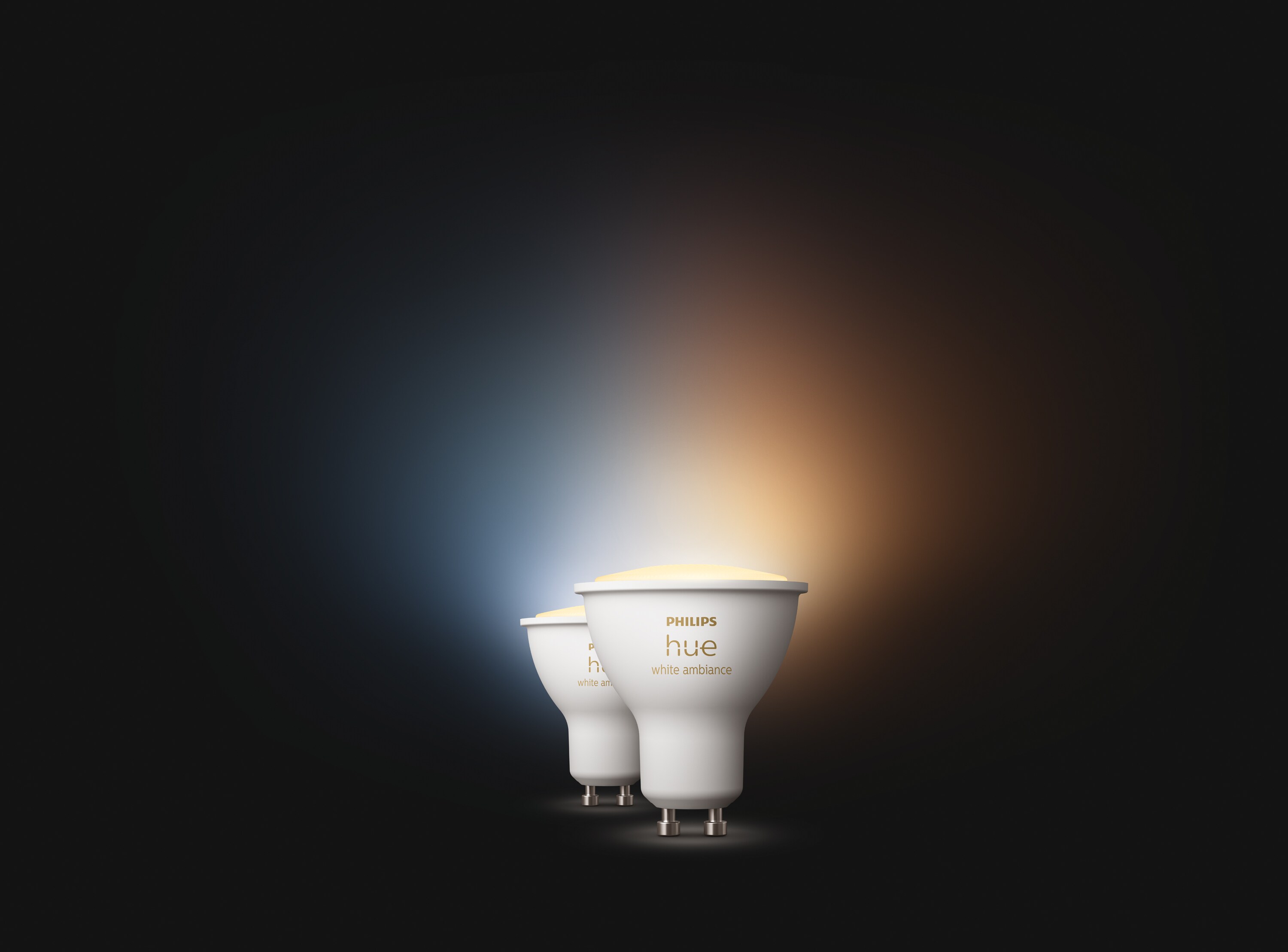 *Philips Hue White Ambiance GU10 Doppelpack 2x350lm