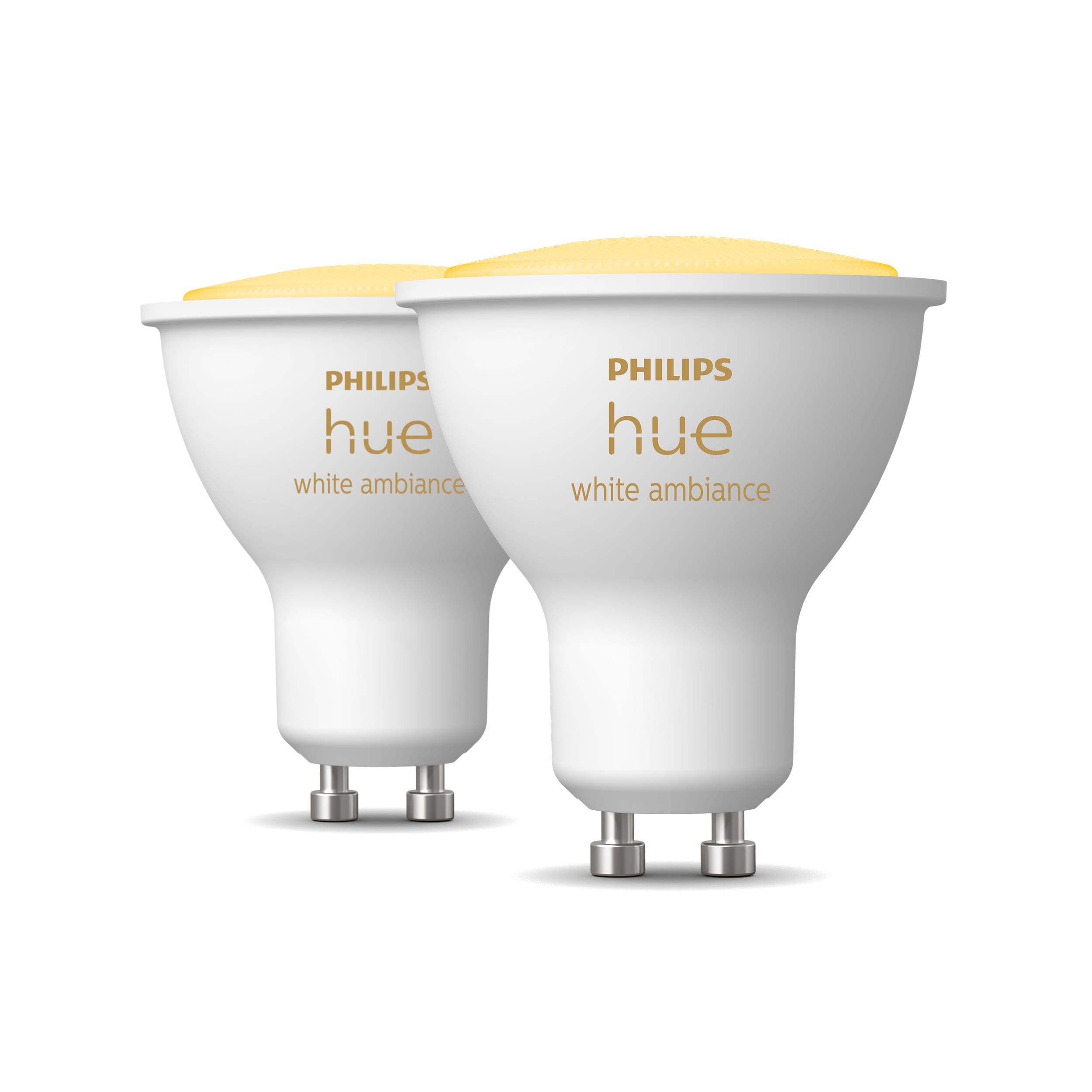 *Philips Hue White Ambiance GU10 Doppelpack 2x350lm