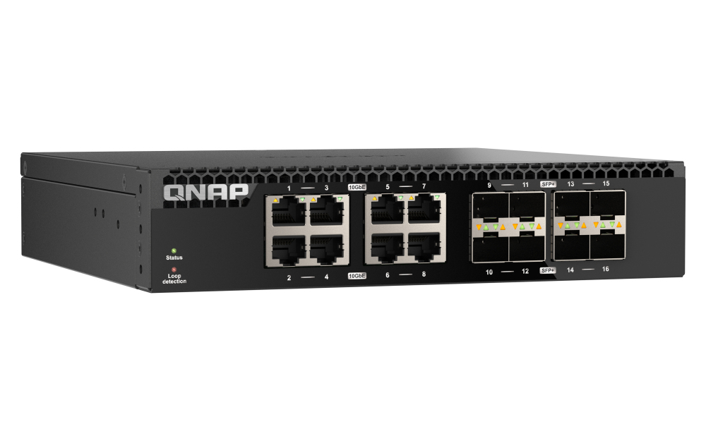 QNAP QSW-3216R-8S8T 10 GbE Switch Unmanaged 16-Port