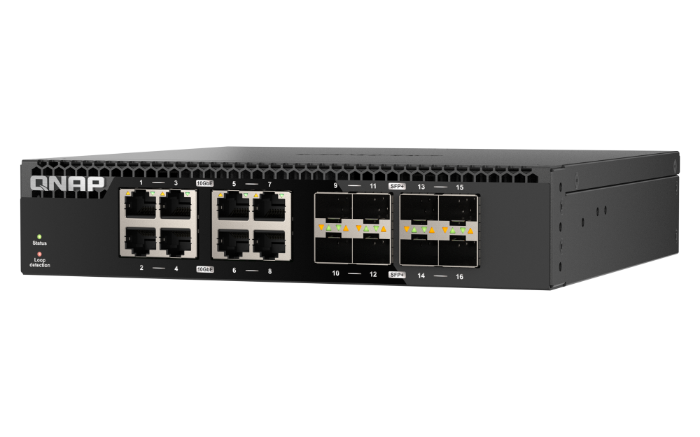 QNAP QSW-3216R-8S8T 10 GbE Switch Unmanaged 16-Port