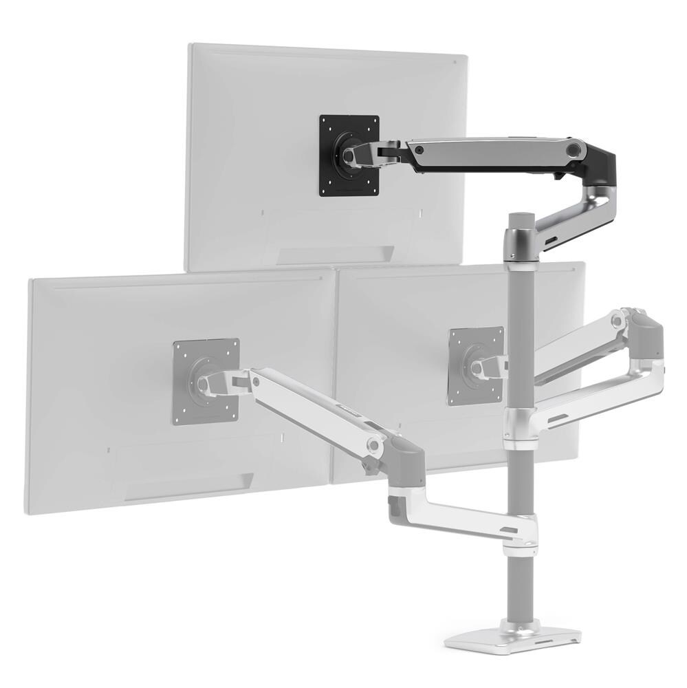 Ergotron LX Arm Erweiterungs- und Befestigungssatz (Aluminium)