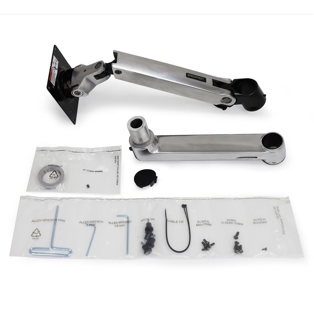 Ergotron LX Arm Erweiterungs- und Befestigungssatz (Aluminium)